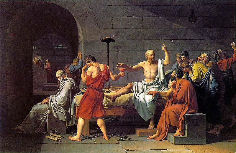 Jacques-Louis David The Death of Socrates